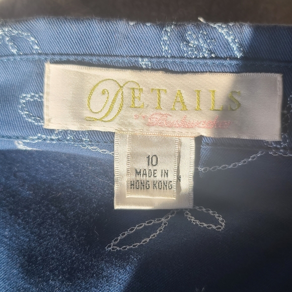 Vintage Bushwacker Embroidered Shacket Shirt Jacket with Hidden Pockets - Picture 7 of 11